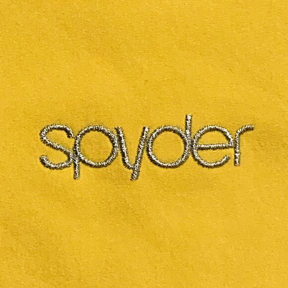 SPYDER Jacket S Athletic Running Jogging Yellow Reddish/Pink Zip FLAWS READ - Picture 6 of 12